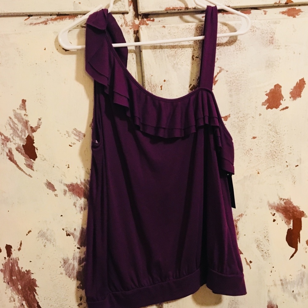 Ana Women’s Imperial Purple Blouse NWT